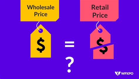 how much less are wholesale prices